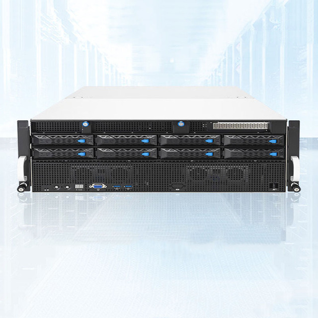 ESC8000A-E11 4U Rackmount GPU AI Server Dual 7003 Node Supports 8-GPU Training Inference Infrastructure Hardware New