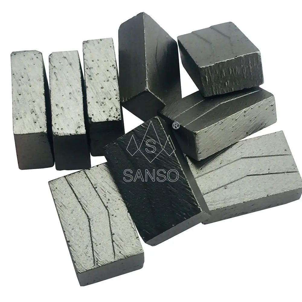 Bagian pemotong batu berlian Multi berlian sintetis 1200mm untuk batu granit