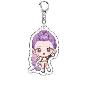Gantungan kunci akrilik KPop, gantungan kunci dekorasi Anime, liontin kartun grup gadis Korea, gantungan kunci akrilik, modis, keren - Product Image 6