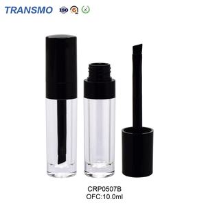 Tubos Vacíos para Brillo Labial de 10 ml, Tubos Redondos Negros para Brillo Labial, Botella Personalizada para Brillo Labial, Juego de Tubos para Brillo Labial y Delineador de Labios - Product Image 1