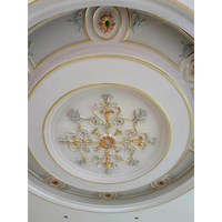 Moulure de plafond décorative 3D durable pour hôtels et maisons, fabriquée à l'usine de Foshan