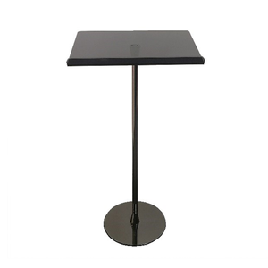 Púlpito acrílico de alta calidad con soporte de acero, podio <span class=keywords><strong>recto</strong></span> acrílico negro, podio de <span class=keywords><strong>atril</strong></span> acrílico para Iglesia escolar - Product Image 1