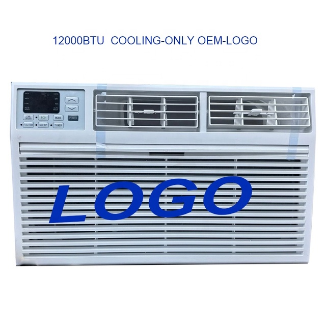 Electric 110V~60Hz 12000Btu Fixed Frequency Single-Cool Smart Window Air Conditioner R32 for America Market Retail and Wholesale