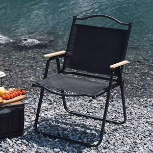 Outdoor Folding Chair Portable Picnic Chair Ultra-Light Fishing Camping Equipment Beach <b>Table</b> Chair Outdoor Furniture - Product Image 2