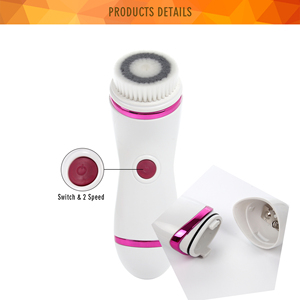 Gran oferta, depurador facial eléctrico portátil con rotación Sónica, resistente al agua, 4-1, cepillo <span class=keywords><strong>de</strong></span> limpieza Facial, masajeador, <span class=keywords><strong>limpiador</strong></span> <span class=keywords><strong>de</strong></span> poros para la cabeza - Product Image 5