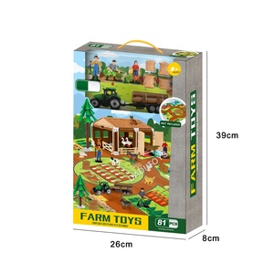 Juego de Simulación de Granja con Animales, Juguete Educativo de Plástico con Valla y Accesorios para Niños - Product Image 6