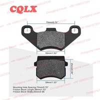 Plaquettes de frein à disque arrière pour système de freinage de moto pour ATV, karting, quad 50cc, 70cc, 90cc, 110cc, 125cc