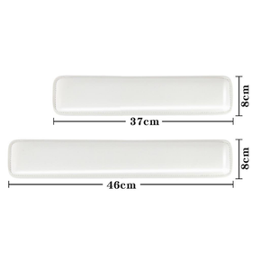 Coussin de poignet souple en cuir PU, repose-poignet ergonomique en mousse à mémoire de forme, support de poignet résistant à l'eau, 370x80mm/460x80mm - Product Image 5