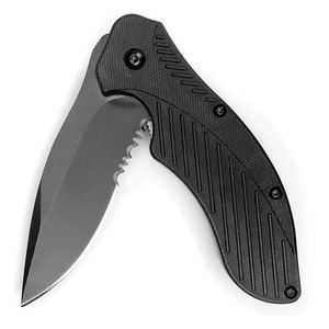 Couteau pliant pratique pour le camping et la chasse en plein air, modèle 1605, manche en fibre de nylon ondulée, couteau de poche EDC pour la survie, personnalisable OEM - Product Image 1