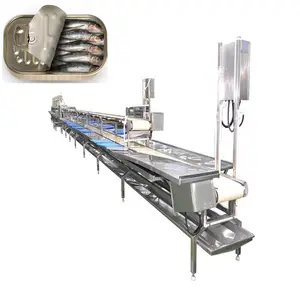 Factory Shanghai Genyond top quality canned sardines fish production line canning sealing making equipment processing plant