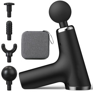 Yixuan 2024 alta calidad percusión músculo LCD pantalla táctil 6 velocidades masajeador de mano Mini logotipo personalizado pistola de masaje de tejido profundo - Product Image 1