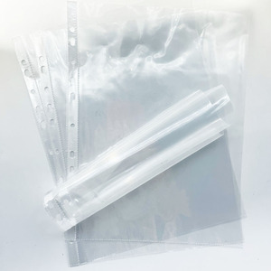 Suministros de Oficina, Carpeta de Archivo Transparente de Plástico A4, Bolsa Impermeable para Archivos, Protector de Hojas en Forma de L, Organizador de Archivos - Product Image 4