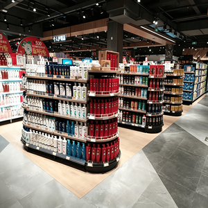 <span class=keywords><strong>Venta</strong></span> de Fábrica: Estanterías de Góndola de Doble Cara de Alta Resistencia para Supermercados, Estanterías de Arco Personalizables para Comercios Minoristas - Product Image 4