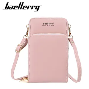 New design popular baellerry colorful wallets pu leather cross body purses and ladies handbags money and card holder