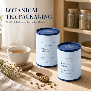 High End Recyclable Food Supplement Tea Paper <b>Tube</b> Packaging Food Grade Cookie Dried Flower Kraft <b>Cardboard</b> Cylinder Packaging - Product Image 2