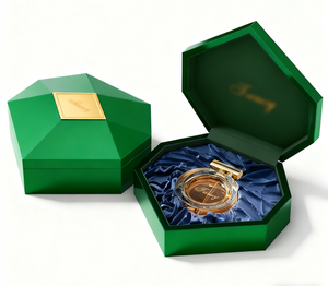 Caja de Regalo de Perfume Personalizada de Lujo |   Empaque Rígido Rectangular de Doble Puerta con Esponja de Materiales Reciclados para Difusor de Aroma - Product Image 6