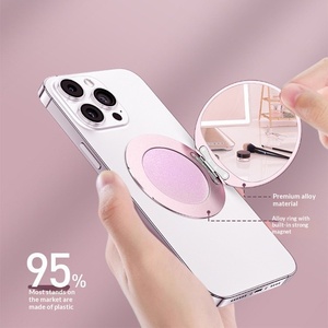 Support magnétique rotatif ultra-fin en alliage d'aluminium pour miroir de maquillage, facile à transporter, support de téléphone portable - Product Image 4