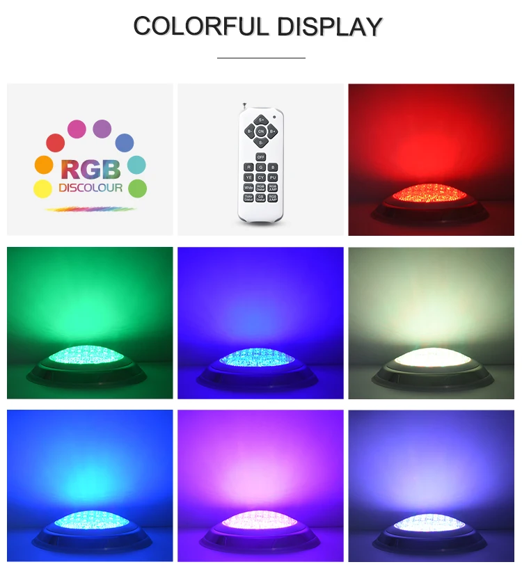 Ip68 12V Stainless Steel Wall-mounted Pool Lights 6W Rgb Smd2835 Underwater Led Waterproof Swimming Pool Lamp