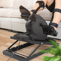 Vélo d'exercice à pédales magnétique électrique sous le bureau pour personnes âgées, machine d'exercice pour les bras et les jambes