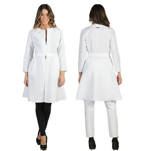 เสื้อโค้ทสำหรับหมอและพยาบาลเสื้อโค้ทสำหรับโรงพยาบาลแขนยาวดีไซน์ตามสั่ง - Product Image 2