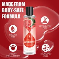 Lubrifiant Intime Personnel 200 ml Saveur Pastèque Doux et Soyeux Longue Durée pour Femmes Sans Sucre Non-Tachant