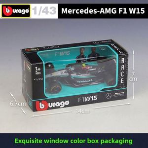 Voiture de course Formule 1 en alliage moulé sous pression, modèle de simulation à l'échelle 1:43, style <span class=keywords><strong>F1</strong></span>, saison 2024, jouet de collection, meilleur <span class=keywords><strong>prix</strong></span> - Product Image 3