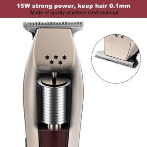 Nuevo Kit de Afeitado Profesional Recargable Inalámbrico 2023 de Acero Inoxidable Ajustable, Herramienta de Barbería, 2 Piezas, Afeitadora de Pelo LCD - Product Image 2