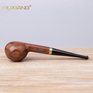 Muxiang Wooden Tobacco Pipe Straight Type Handcrafted Rosewood Smoking Pipe For Personal Gift - Product Image 2