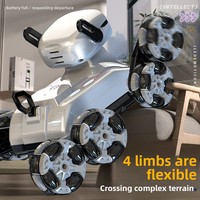 Chien robot intelligent télécommandé en plastique électrique avec détection de geste, modèle HH202, pour adolescents - Cadeau d'anniversaire