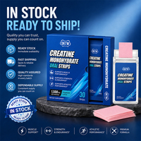 OKTW Créatine Monohydrate en Bandes Orales Goût Fraise – Favorise les Performances Athlétiques, l'Entraînement et la Nutrition Quotidienne