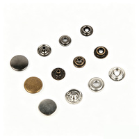 Accessoires vestimentaires de haute qualité, boutons à pression en métal 4 pièces, boutons en alliage de zinc