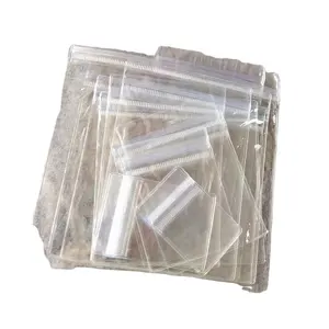 Bán buôn PVC nhựa trong suốt dây kéo túi đồ trang sức Túi dữ liệu Dòng Bộ phận lưu trữ túi
