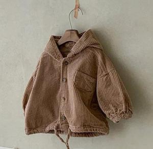 Vestes et vêtements d'extérieur pour bébé en velours côtelé 100% coton, confortables, doux pour la peau, unisexes, séchage rapide, hiver - Product Image 3