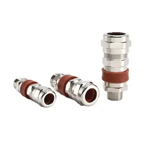 cable entry gland Double seal Brass cmp cable glands with Metal Fixing Head Gland M25x1.5