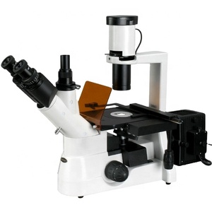 Trinocular Plan Phase Contrast <strong>Inverted</strong> Fluorescent <strong>Microscope</strong>(BM-403Y) - Product Image 1