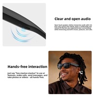Lunettes Intelligentes MT5 Ultra avec Caméra 8MP Anti-tremblement, Traduction IA, Commande Vocale, Appel Bluetooth et Musique pour le Voyage