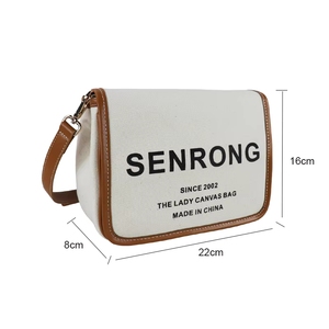 Customized Logo Button Closure Fashion Single-shoulder <b>Large</b>-capacity PU Leather Messenger <b>Bag</b> - Product Image 2