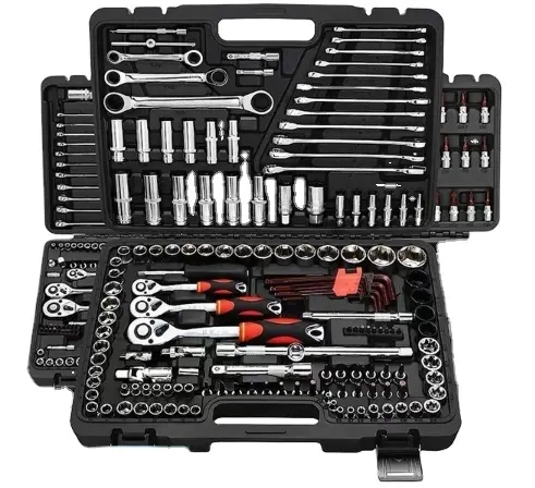 QY Tool kit home essential tube ratchet car wrench set head pawl socket wrench screwdriver repair tool