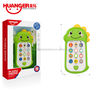Huanger thiết kế mới nhất khủng long ánh sáng âm nhạc trẻ em điện thoại thông minh Đồ chơi điện thoại di động Đồ chơi điện thoại di động - Product Image 2