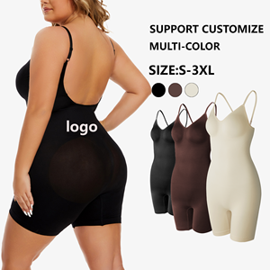 High Quality Seamless Body Shaper <strong>Backless</strong> Jumpsuits &amp; Yoga Leggings XL Bodysuit with Tummy Control Waist <strong>Shapewear</strong> - Product Image 1
