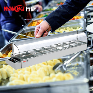 Bàn Hơi Nước Làm Ấm Thực Phẩm Thiết Bị Nồi Cơm Điện Tự Chọn Nhà Hàng DUBAI/Máy Làm Ấm Trưng Bày Thực Phẩm Nóng Nhà Máy Sản Xuất - Product Image 4