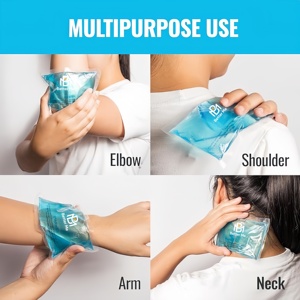 Pack de glace de logo de couleur de gel chaud et froid réutilisable d'usine pour les dispositifs médicaux et les soins de santé - Product Image 6