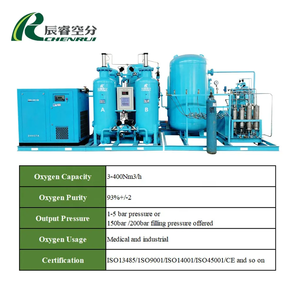Medicinal cryogenic oxygen plant oxygen production equipment planta generadora de oxigeno medicinal