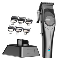 Cortadora de Pelo Eléctrica FYD con Carga por Levitación Magnética, Mango de Plástico, Recortadora de Pelo de 5W, Tijeras Profesionales para Barbería