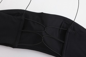 Sujetador de punto sin aros con efecto push-up y media copa, diseño de lencería sin costuras, cómodo para el día a día. - Product Image 6