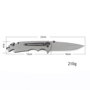 <span class=keywords><strong>Coltello</strong></span> Tascabile <span class=keywords><strong>da</strong></span> Caccia in Acciaio Inossidabile 3CR13mov ad Alta Durezza con Manico in Acciaio per Attività all'Aperto - Product Image 5