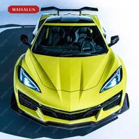 Kit de carrosserie de haute qualité pour Chevrolet Corvette C8 mise à niveau vers le Style Z06 avec pare-chocs avant arrière lèvre avant diffuseur arrière garde-boue