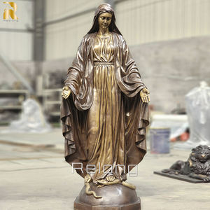 RELONG Высококачественная Бронзовая статуя в натуральную величину, скульптура для уличного церковного украшения - Product Image 4