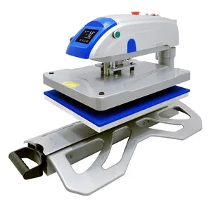 Electric Swing Away 16x20 Automatic Hot Heat Press Machine with Slide-Out Feature for T-Shirt Printing