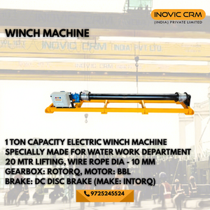 Torno Eléctrico de Alta Resistencia y Calidad con Cable de Acero |   Equipo de Construcción Duradero para Uso Industrial - Product Image 1